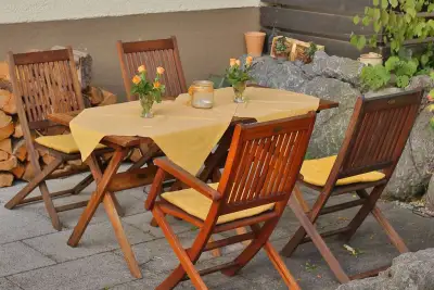 Hotel Bockmaier Oberpframmern bei München Bistro Terrasse