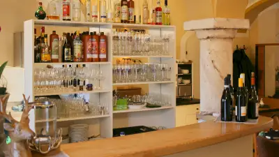 Hotel Bockmaier Oberpframmern bei München Bistro Theke